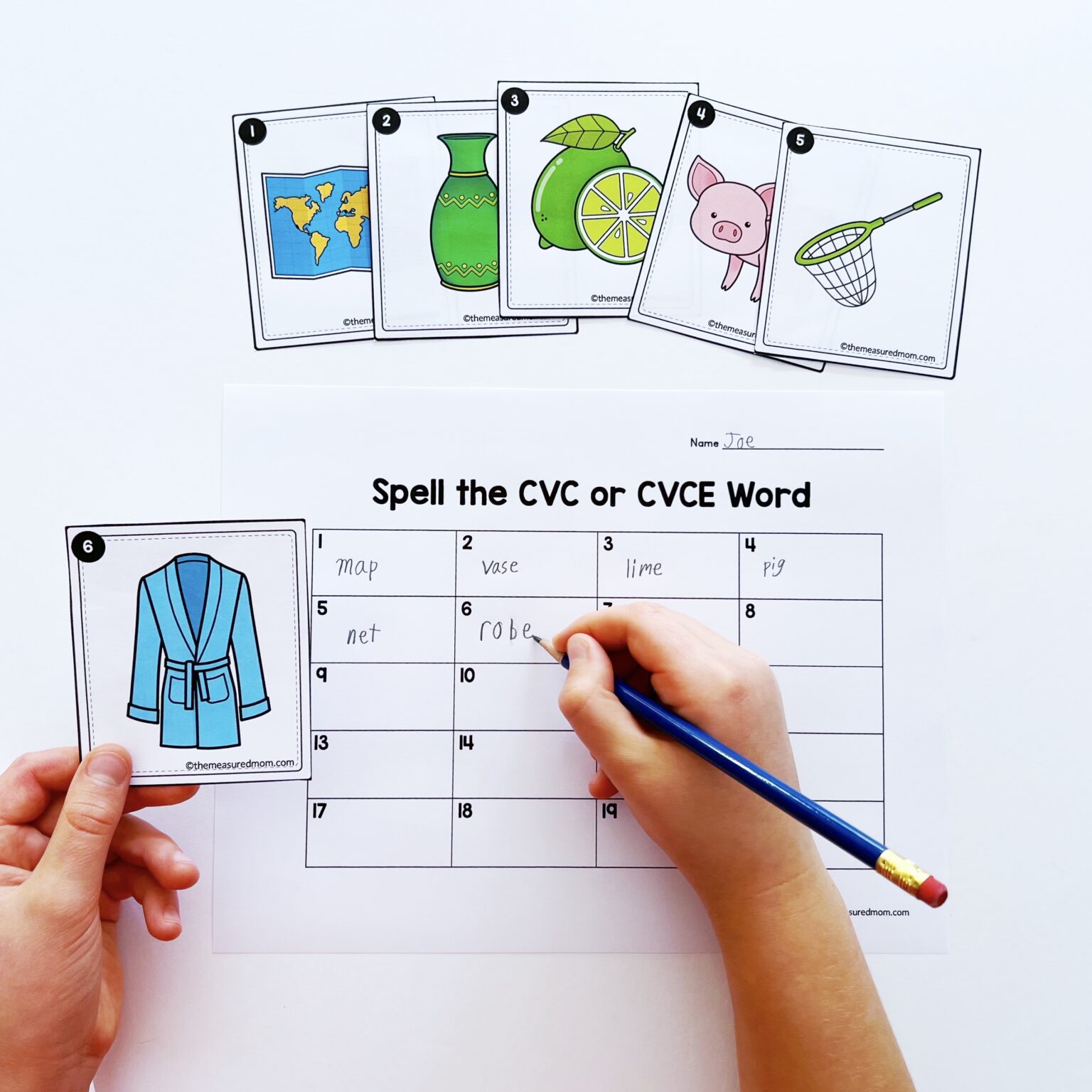 Spell The Cvc Or Cvce Word The Measured Mom