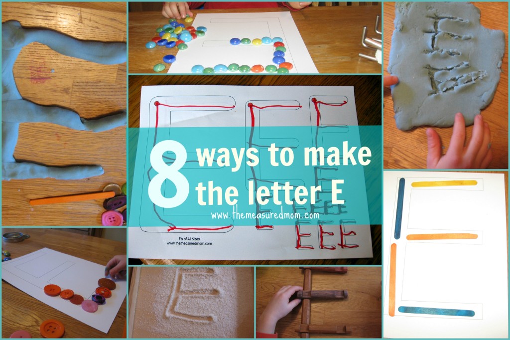 8 ways to make the letter E