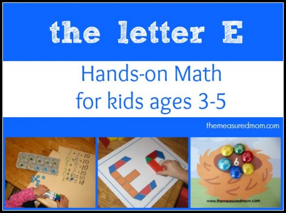 letter-e-math-activities