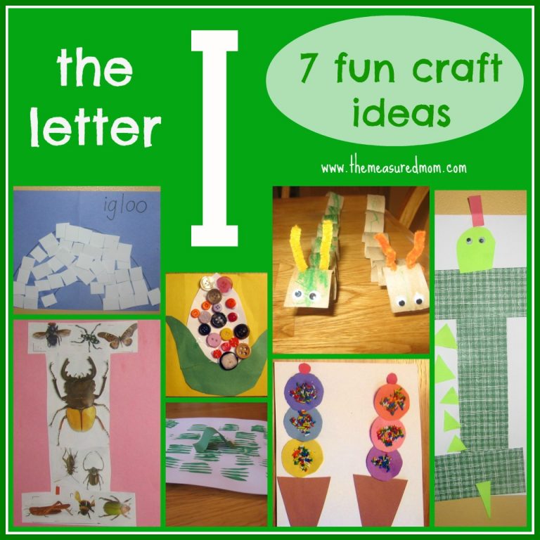 7 Fun Crafts for the Letter I - The Measured Mom