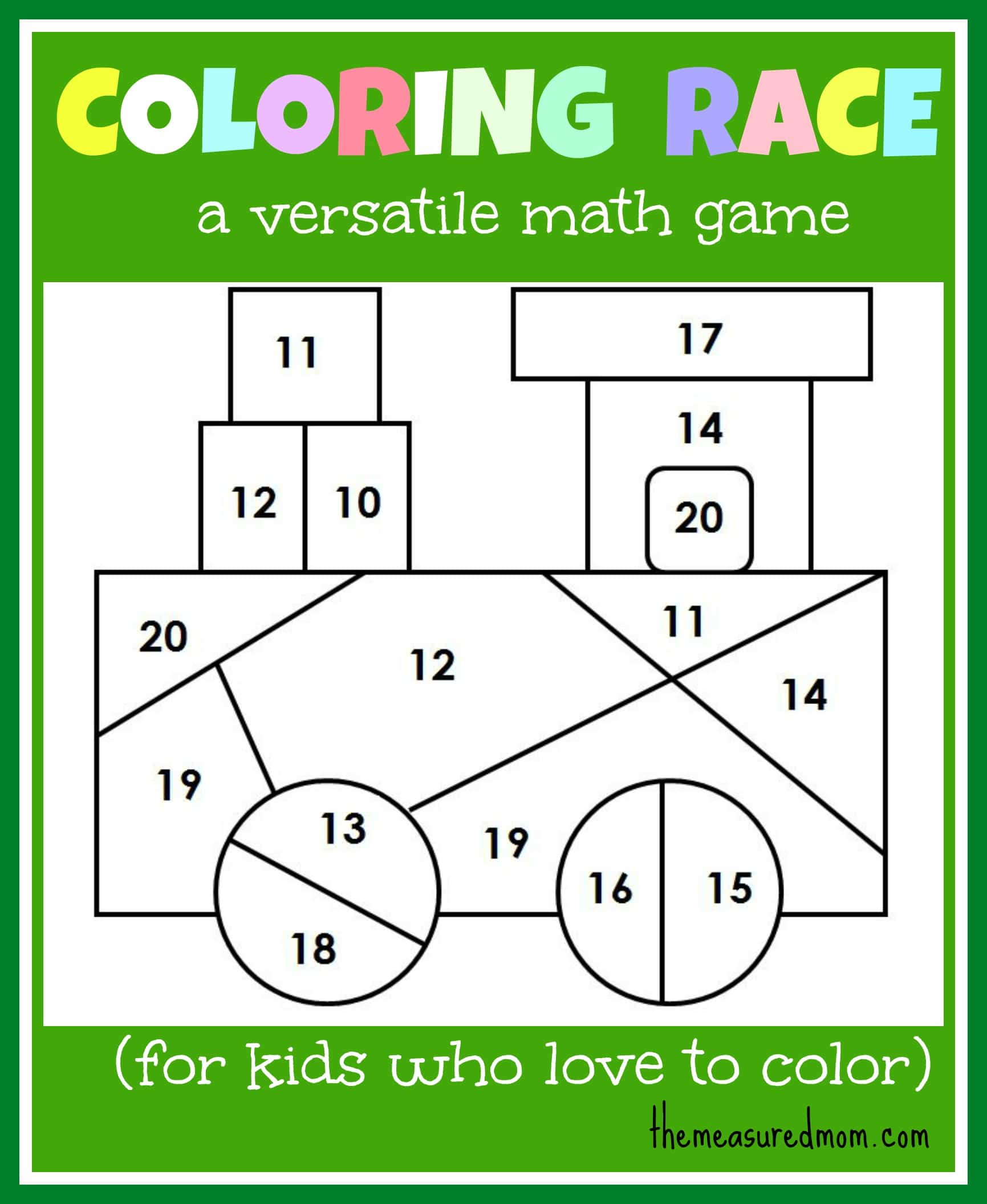 Math Games Free Printable Worksheets