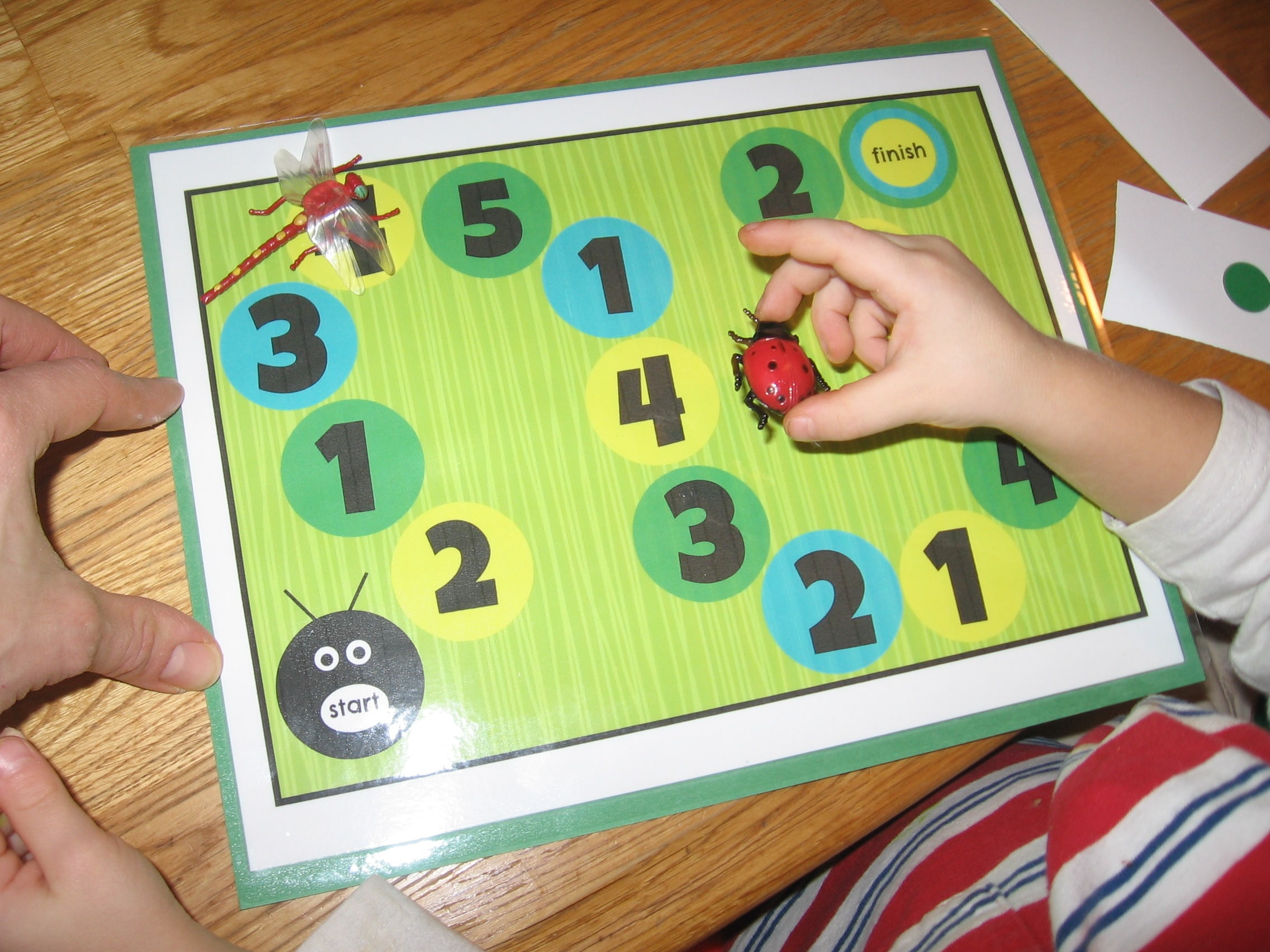 Buggy Board Game - a first board game for preschoolers - The Measured Mom