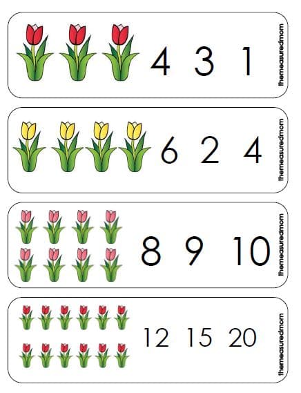 tulip card patterns