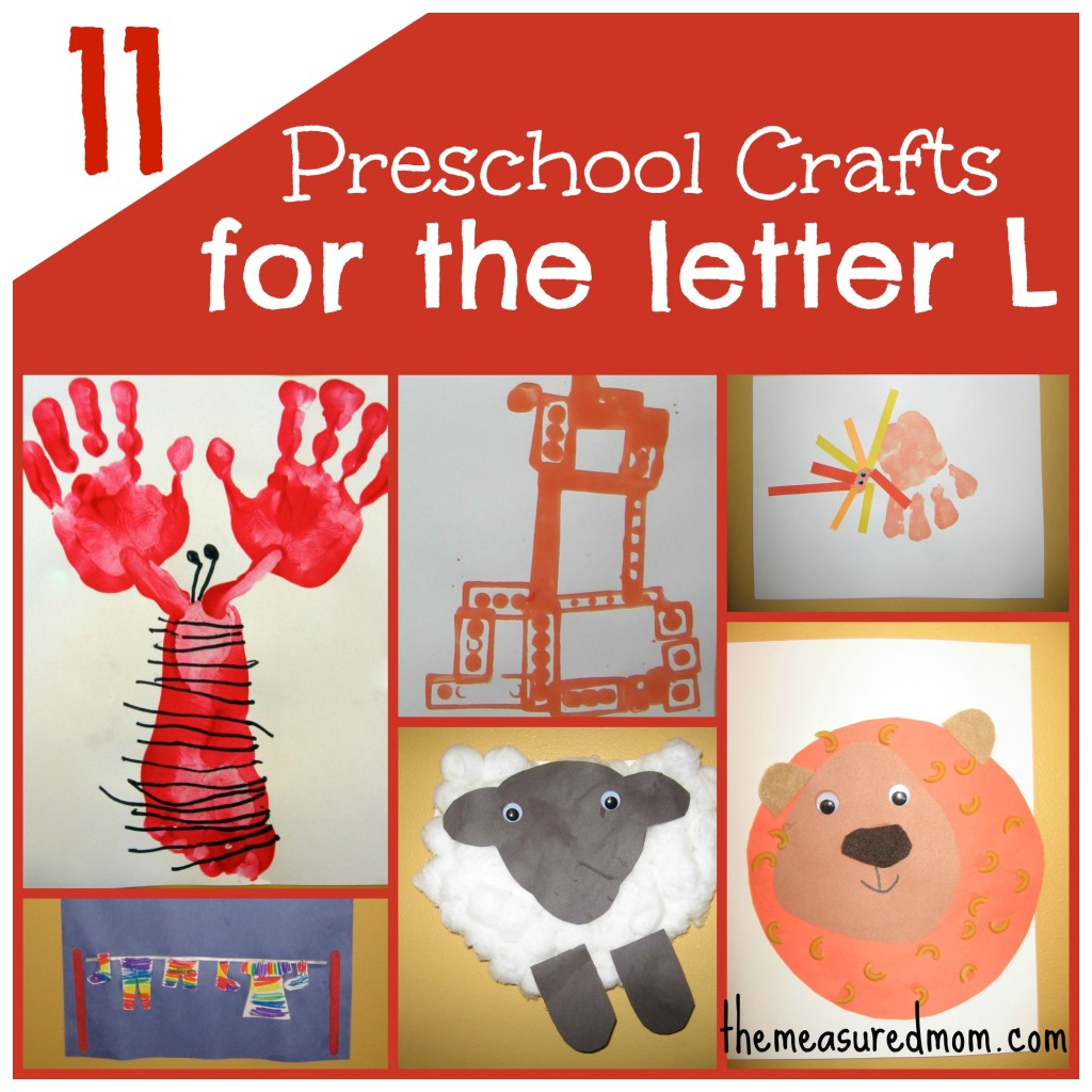 preschool g craft L Measured Crafts for 11 Letter The  Mom The  Preschool: