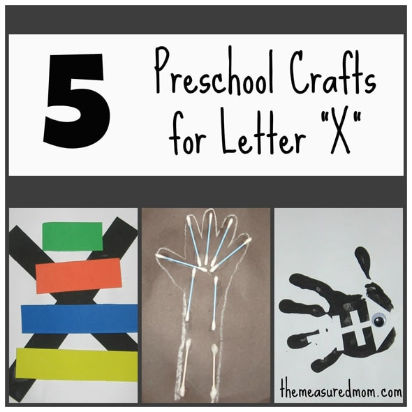 Check out this post for 5 fun letter X crafts!