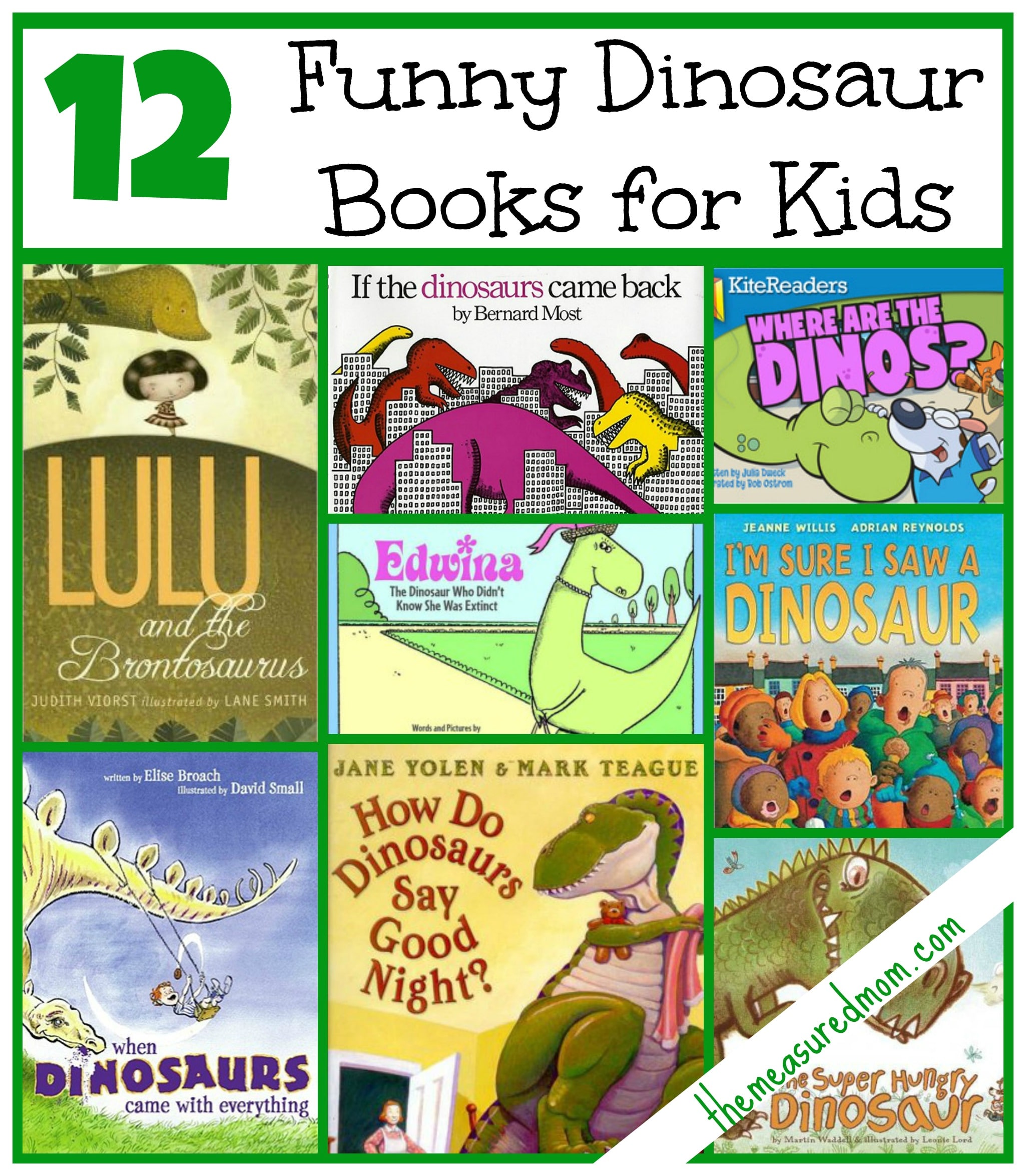 Silly Dinosaur Books The Measured Mom