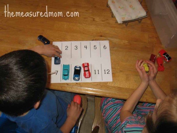 8 preschool math ideas using toy vehicles the measured mom