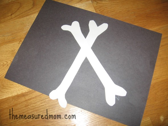 paper bone letter X
