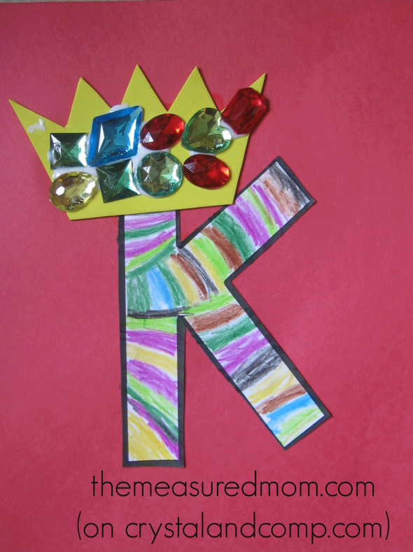 Find 7 letter K crafts for preschoolers!