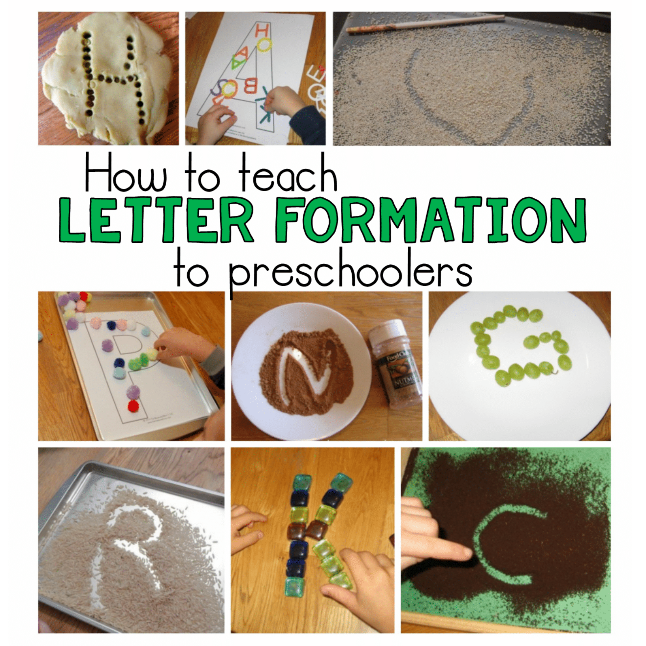 Letter Formation Activities For Preschoolers