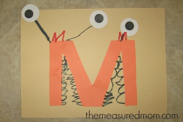 Letter M Crafts for Preschoolers - The Measured Mom