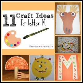 Letter M Crafts for Preschoolers - The Measured Mom