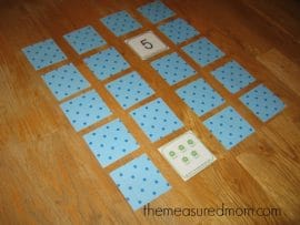 Matching game: Counting groups of 10 - The Measured Mom