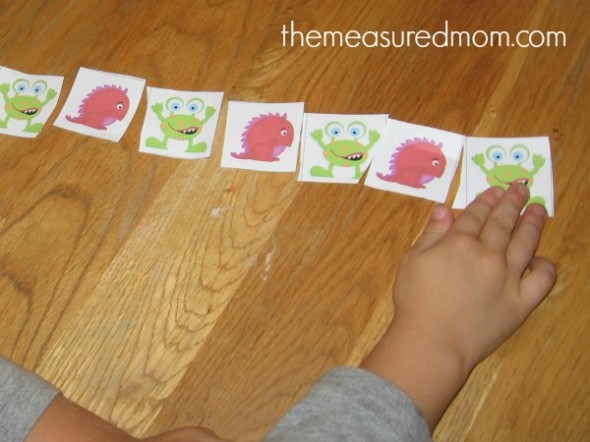 Check out this giant round-up of FREE monster math activities for kids from preschool-grade 1!