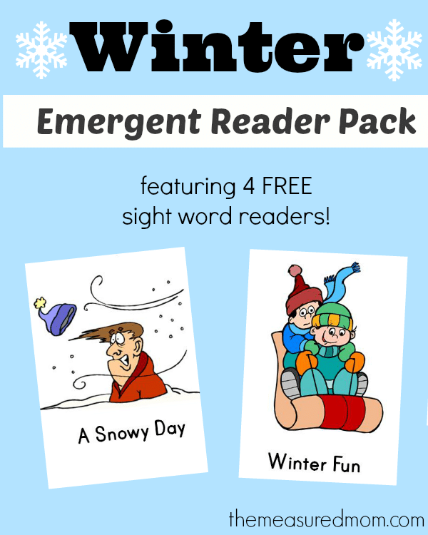 free-winter-emergent-readers-sight-word-readers-set-13-the