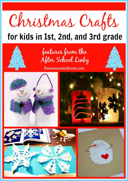 Christmas crafts for first, second, and third graders - The Measured Mom