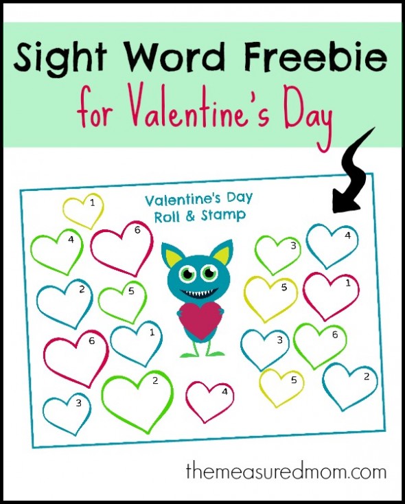 Need a simple Valentine's Day sight word activity? Print this freebie!
