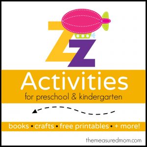 Letter Z Activities - the measured mom