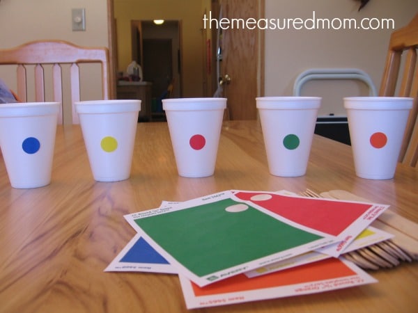 Colour Sorting Cups - Craftulate