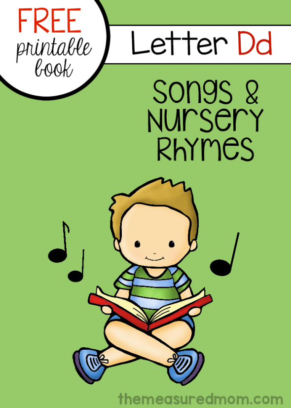 printable-songs-and-nursery-rhymes-for-kids-little-letter-d-book-the-measured-mom