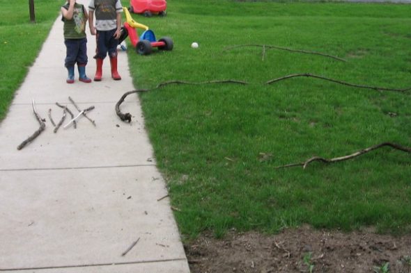 Looking for some outdoor math ideas? Here you'll find a variety of activities for kids in preschool, kindergarten, and first grade.