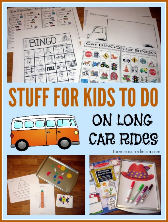 Huge collection of car games and road trip ideas for kids 