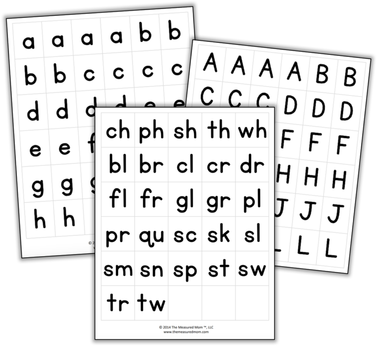 Printable Letter Tiles For Building Words The Measured Mom