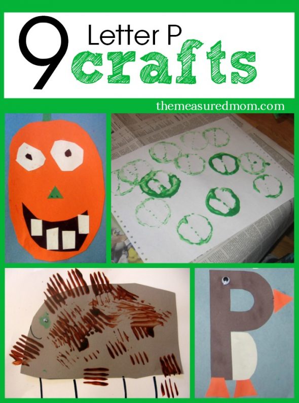 letter p crafts for toddlers