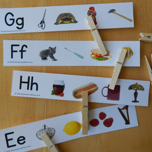 Mnemonic Alphabet Flash Cards & More - The Measured Mom