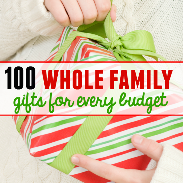 Looking for whole family gifts? These family gift ideas for Christmas have something for every budget! 
