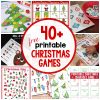 40+ free printable Christmas games for kids - The Measured Mom