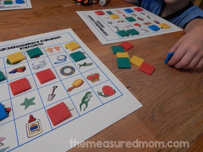 Blend & digraph bingo - The Measured Mom