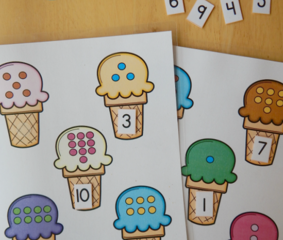 Ice Cream Matching Game Printable [Freebie]