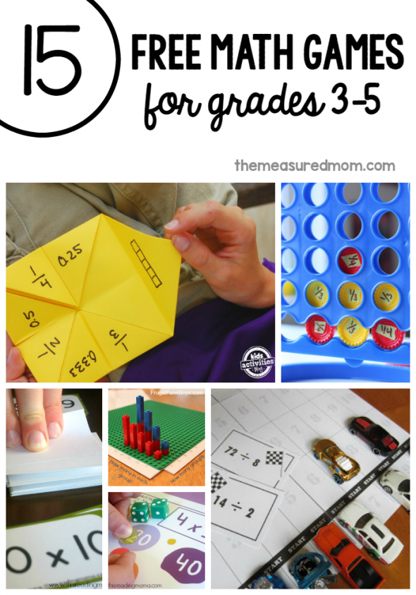 Math Games For Grade 3 And Up The Measured Mom