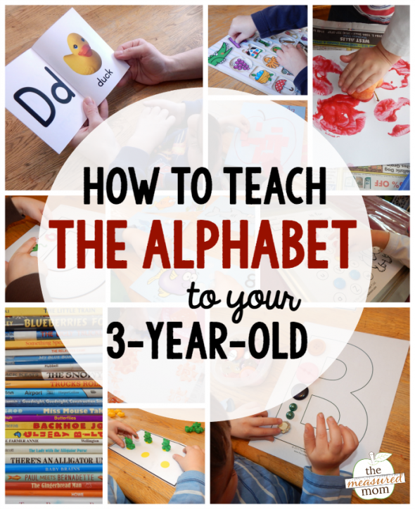 These 3-year-old activities are great for learning the alphabet! 