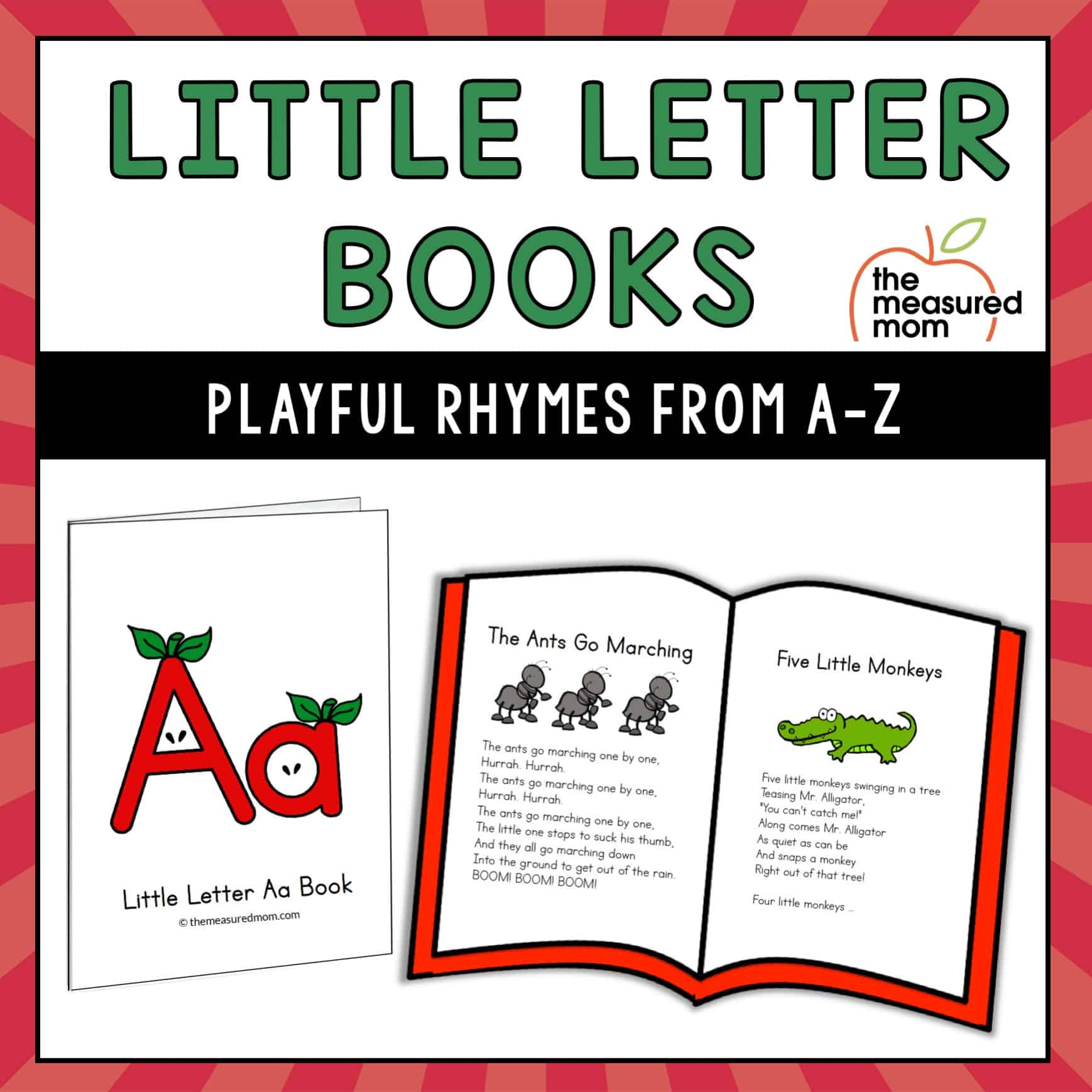 Songs　Rhymes　26　of　Nursery　Books　Letter　Mom　The　Measured