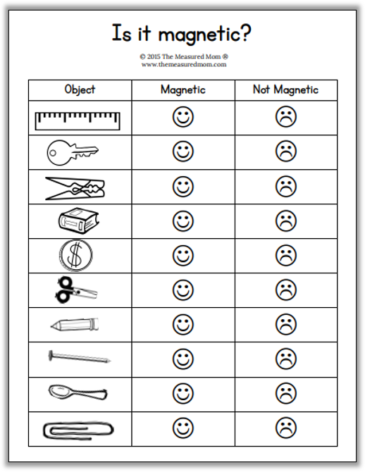 magnet-worksheets-free