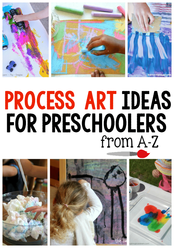 A Z Process Art Ideas For Preschoolers The Measured Mom