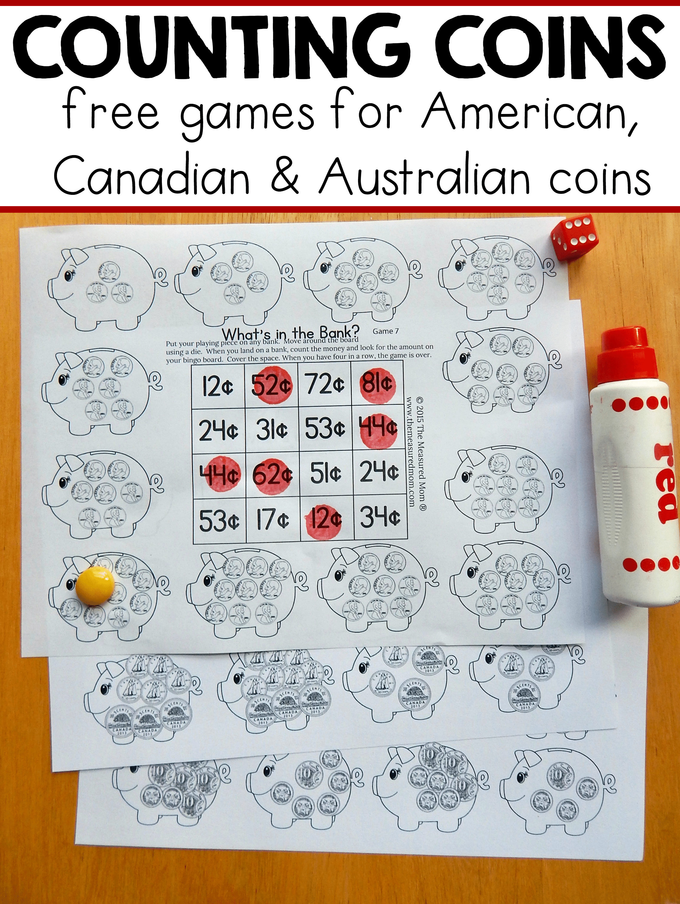 Free money games for K2 with American, Canadian, and Australian