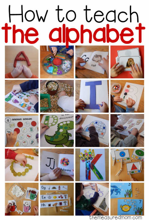 How to teach the alphabet to preschoolers