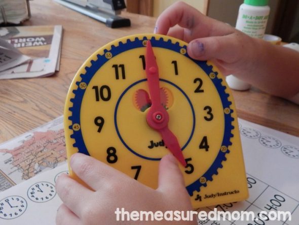 Gameland Telling Time Board Game to Tell Time in Analog Clock for Toddlers Kids Time Activity Set