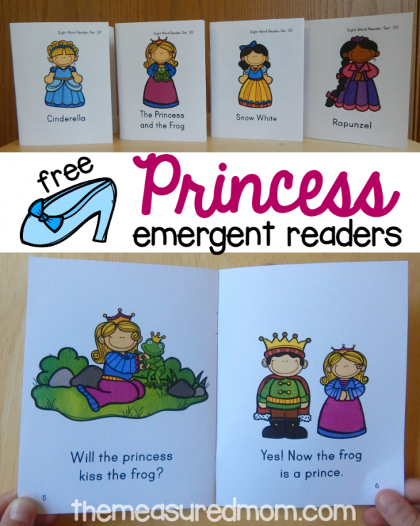 Free Princess Emergent Readers