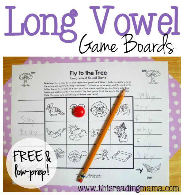 free no prep long vowel games the measured mom