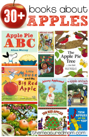 Books about apples - The Measured Mom