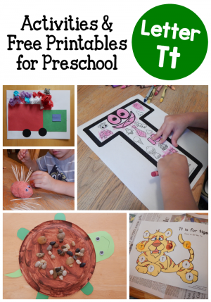 Letter T activities for preschool - The Measured Mom