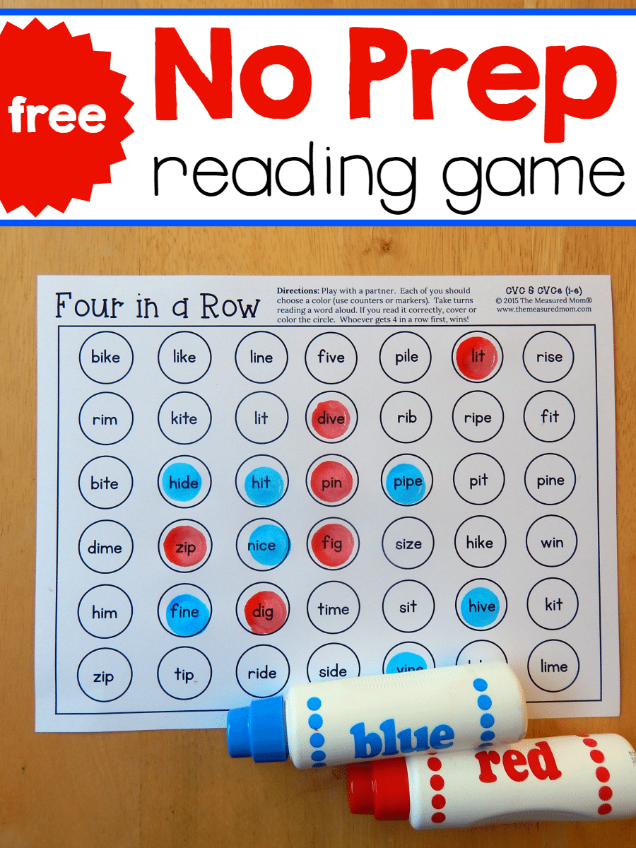 Practice reading ie words with these quick games! The Measured Mom