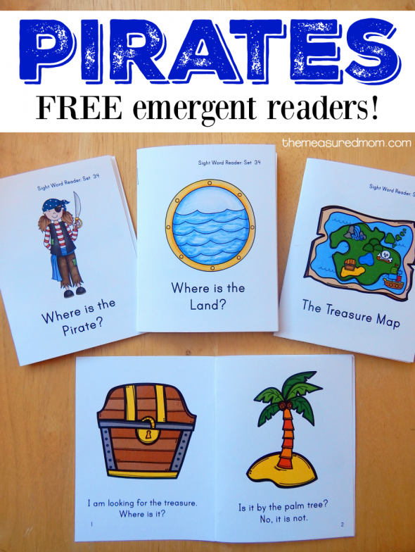 Free! Pirate books for kids - The Measured Mom