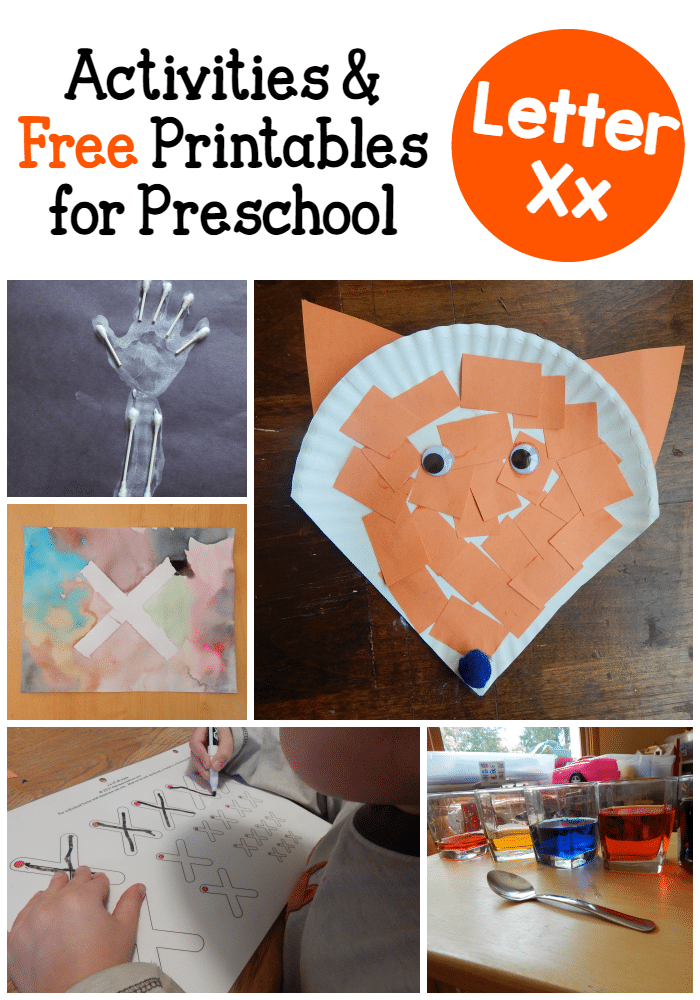 Letter X Activities for preschool - The Measured Mom