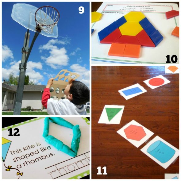We've got 16 fun shape games for toddlers and preschoolers! 