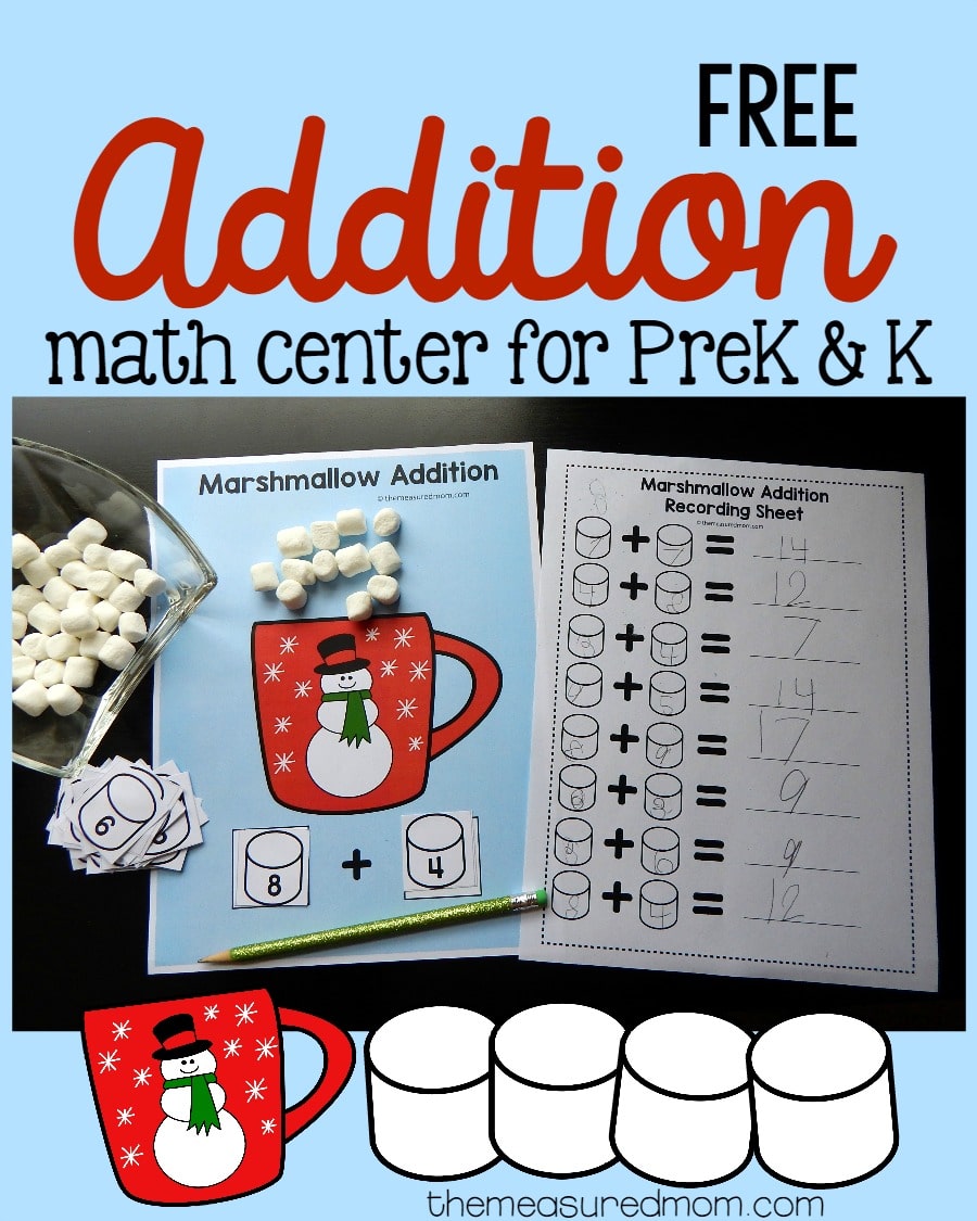 kindergarten printables alphabet free for & preschool addition  kindergarten Free The activity